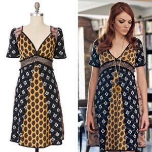 Rare Anthropologie Moth Hullabaloo Dress